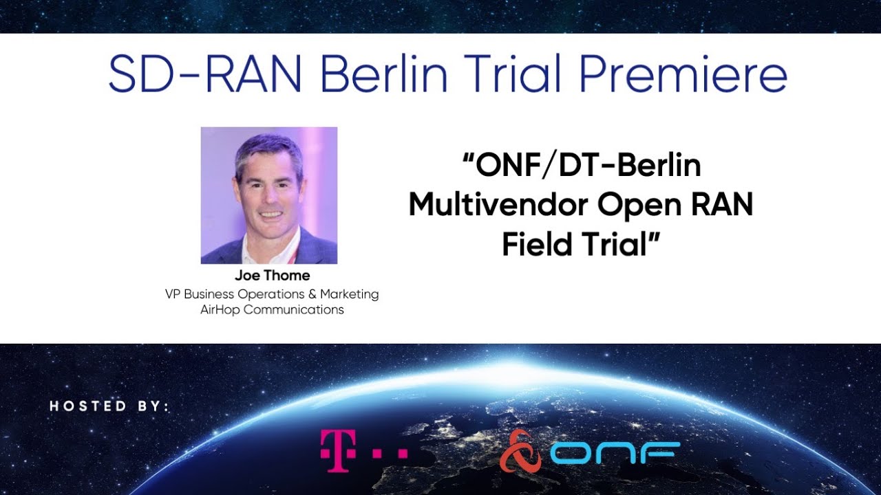 Deutsche Telekom / ONF SD-RAN Berlin Field Trial – AirHop Presentation